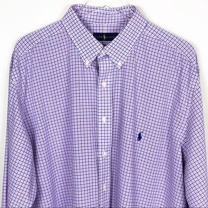 RALPH LAUREN | Long Sleeve Button Down  Shirt. 2XB